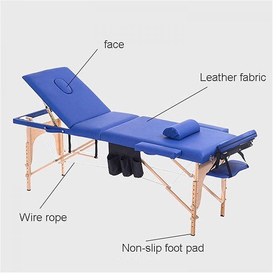 Beauty Salon Adjustable Portable Massage Therapy Bed